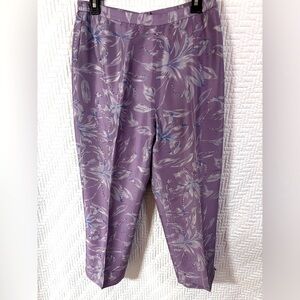 Papell  Petites bejeweled silk pants